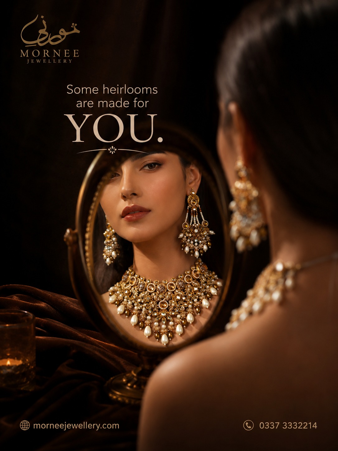 Mornee Jewellery Facebook ad: Where Elegance Meets Tradition