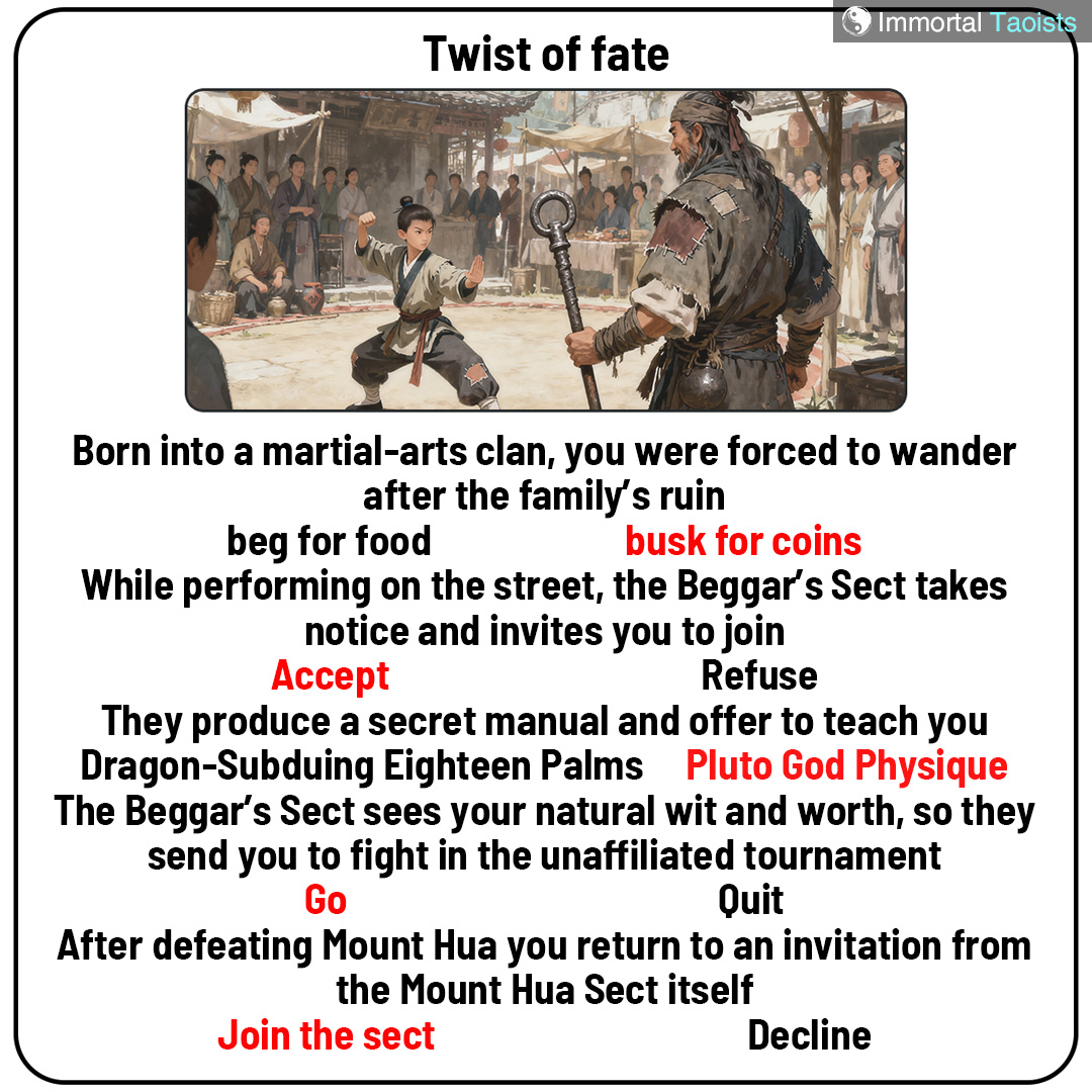 Immortal Taoists Facebook ad: Cultivate to Immortality
