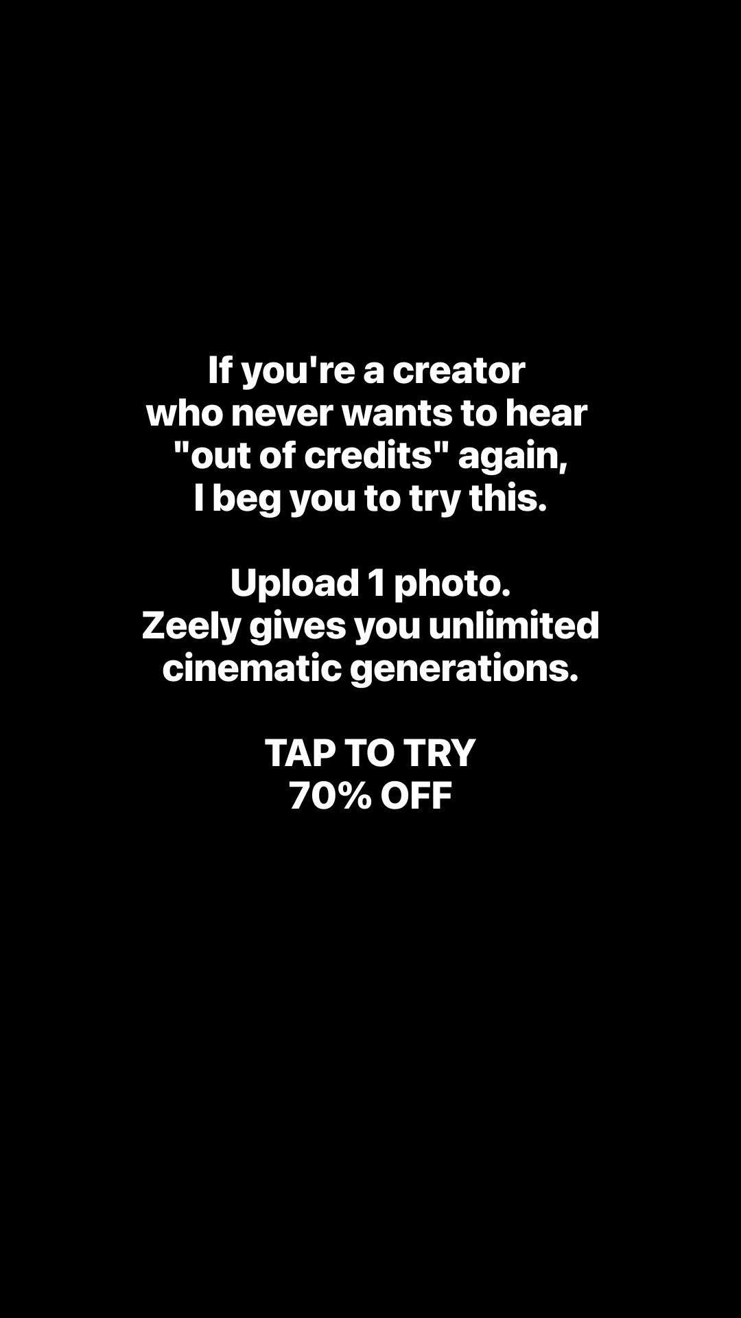 Zeely Facebook ad