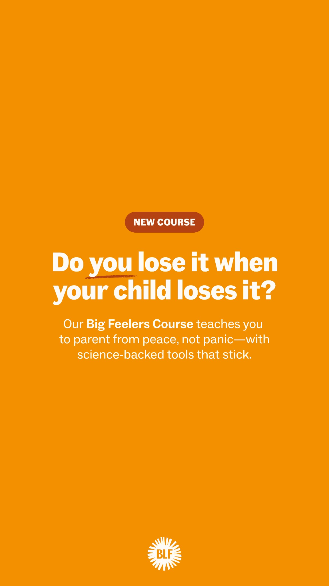 Big Little Feelings Facebook ad
