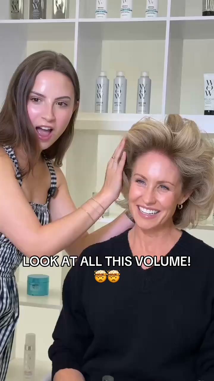 Color Wow Facebook ad: BIG hair starts here --->