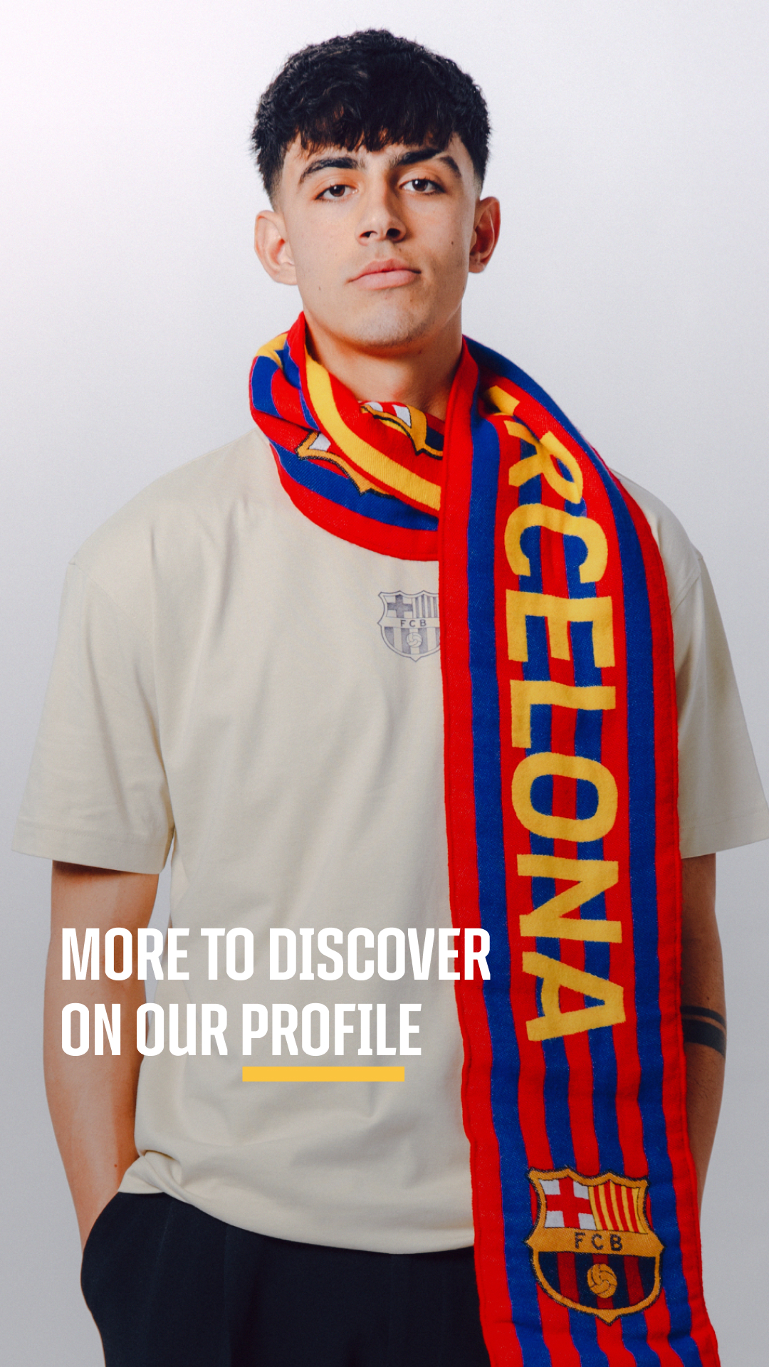 Barcastore Facebook ad: Follow Barça Store on Instagram and stay updated…