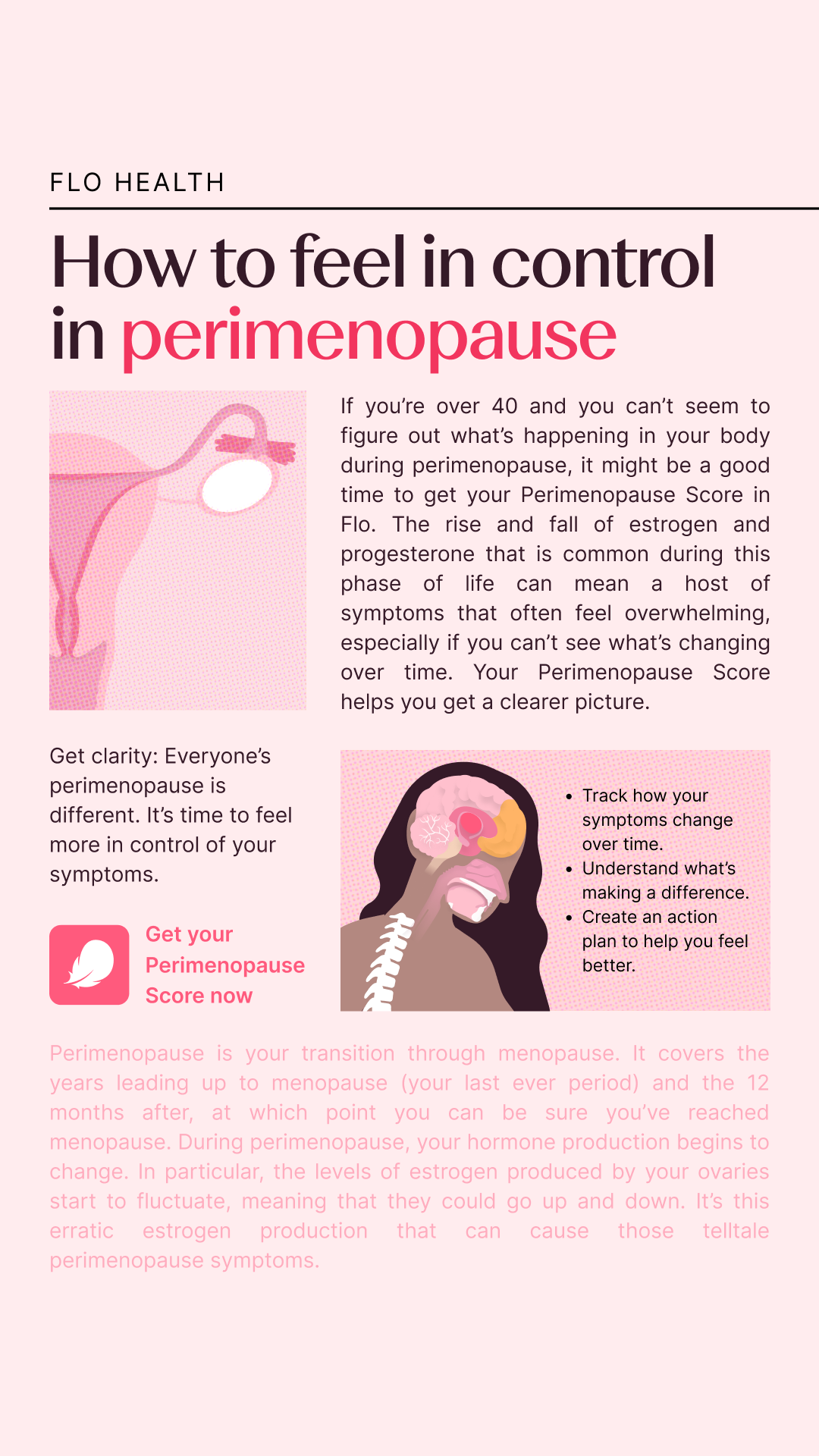 Flo For Perimenopause Facebook ad