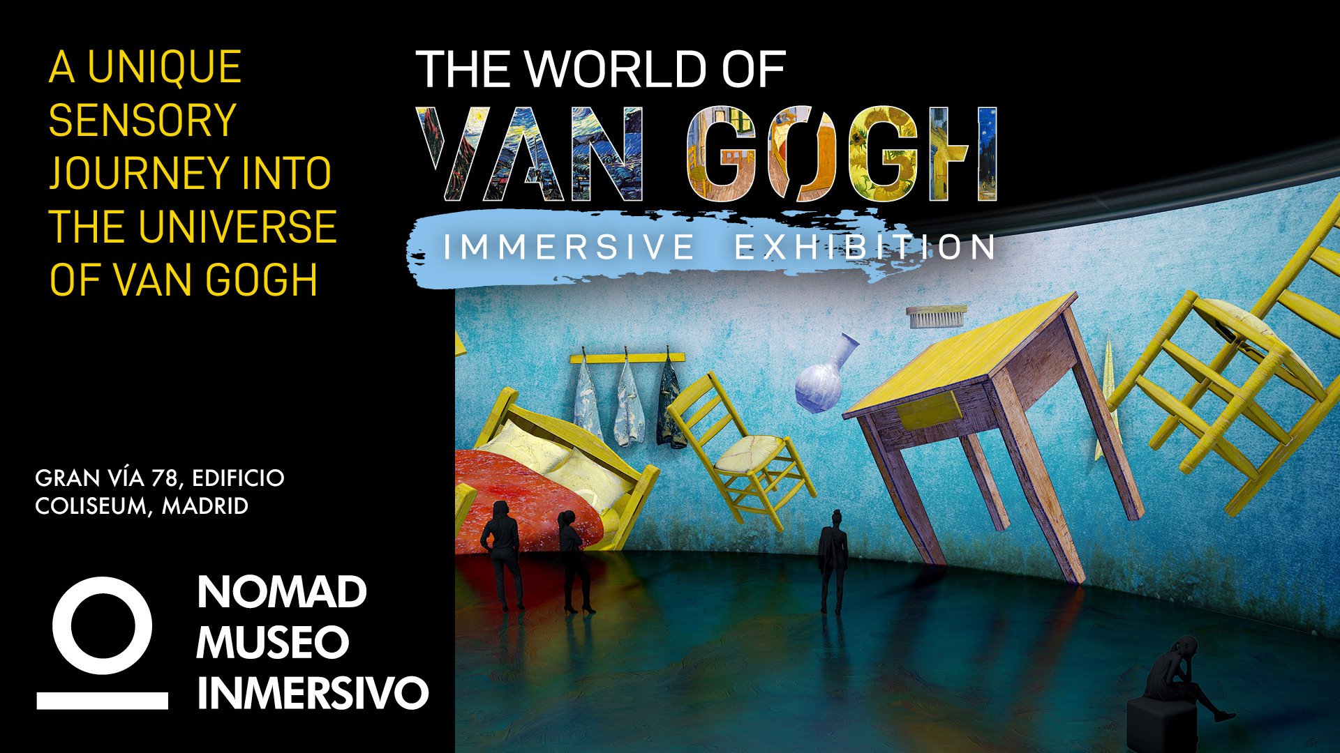 Nomad Museo Inmersivo Facebook ad: The World of Van Gogh, Madrid