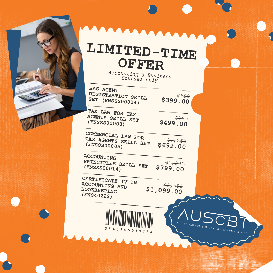 Australian College of Business and Training Pty Ltd - RTO 40493 Facebook ad: Extra $50 off this September