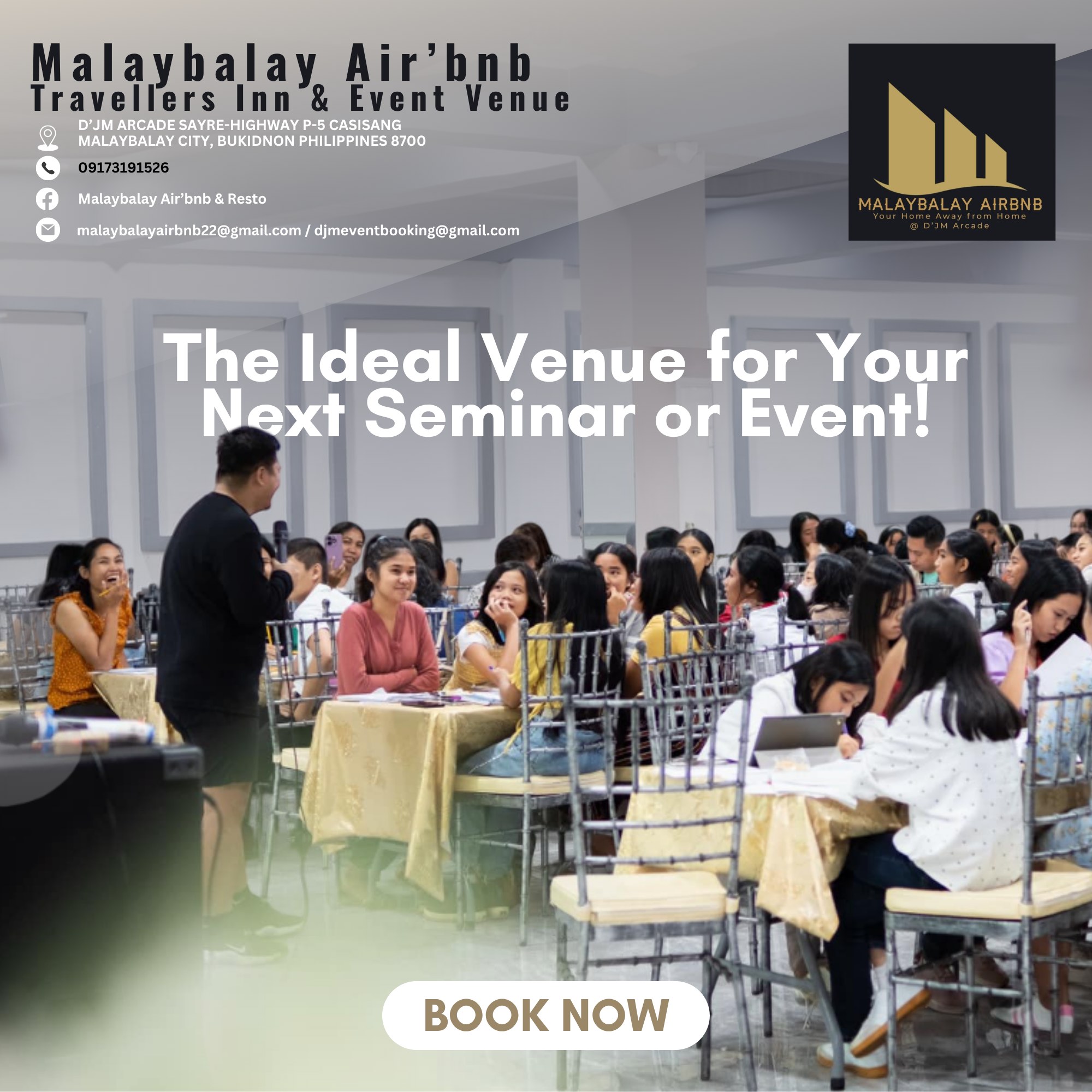 Malaybalay Air'bnb Resto & Catering Facebook ad