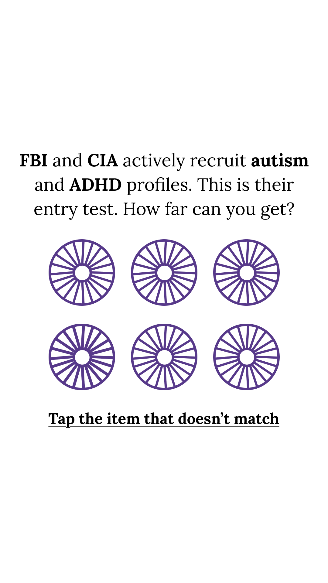 Brain Health Check Facebook ad