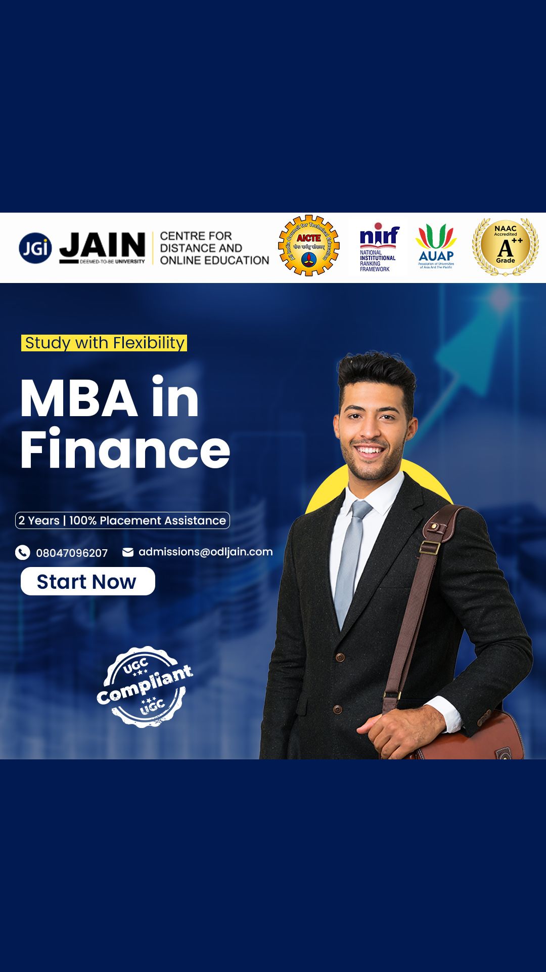 Jain University Facebook ad