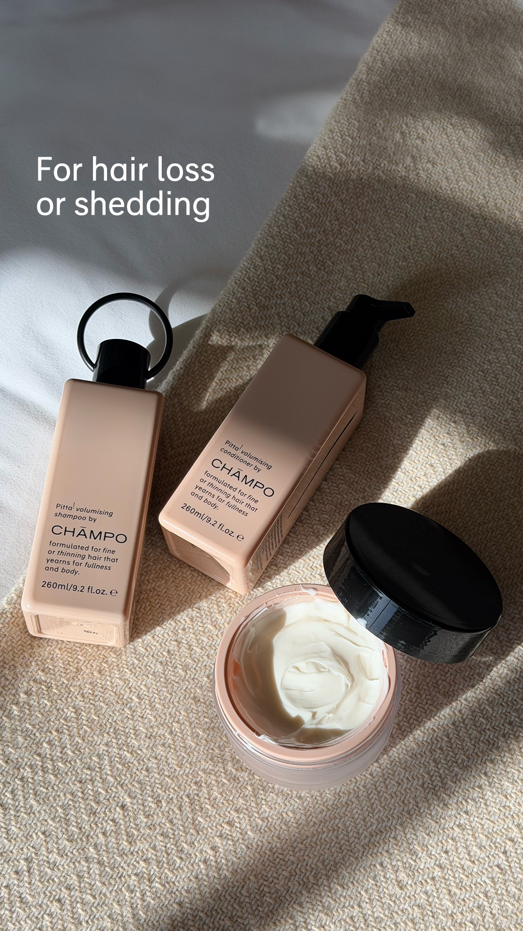 Chāmpo Haircare Facebook ad