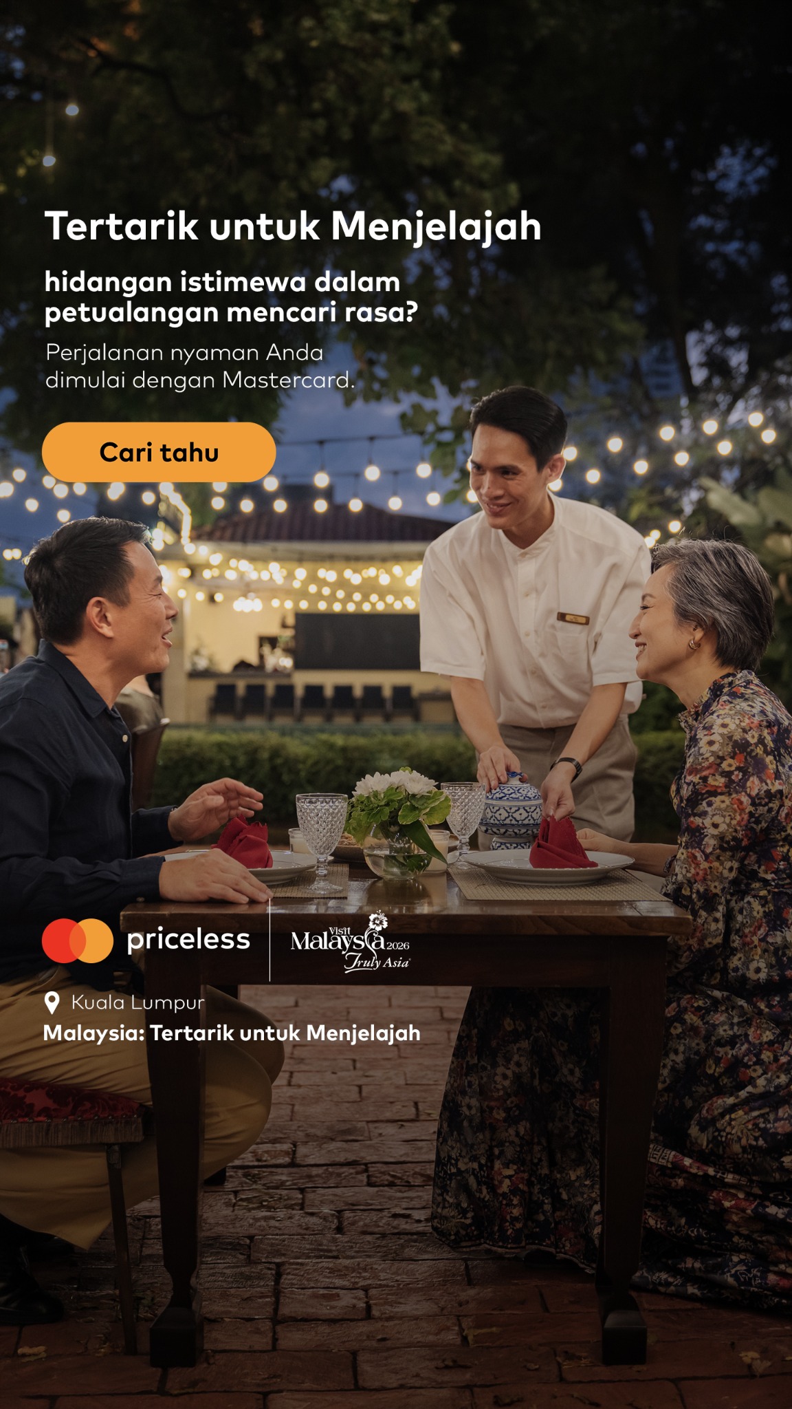Mastercard Facebook ad