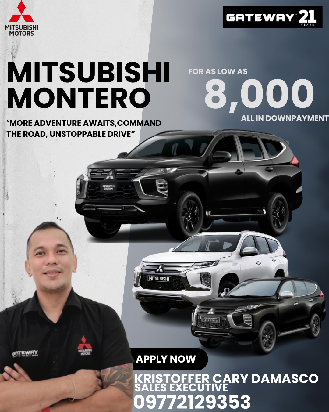 Mitsubishi Gateway Digos- Kristoffer Cary D. Damasco Facebook ad: January 2026, Mitsubishi Best Deals Are Here!