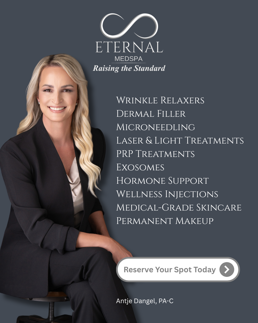 Eternal MedSpa Facebook ad from Mar 30, 2026