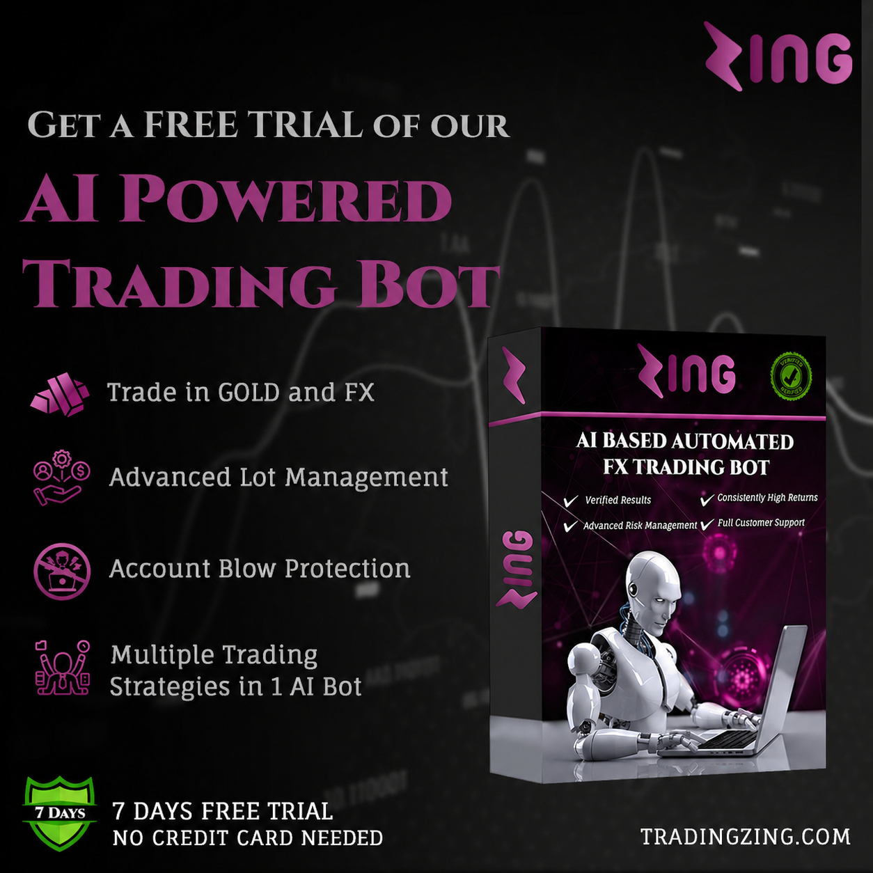 Zing Trading Bot Facebook ad