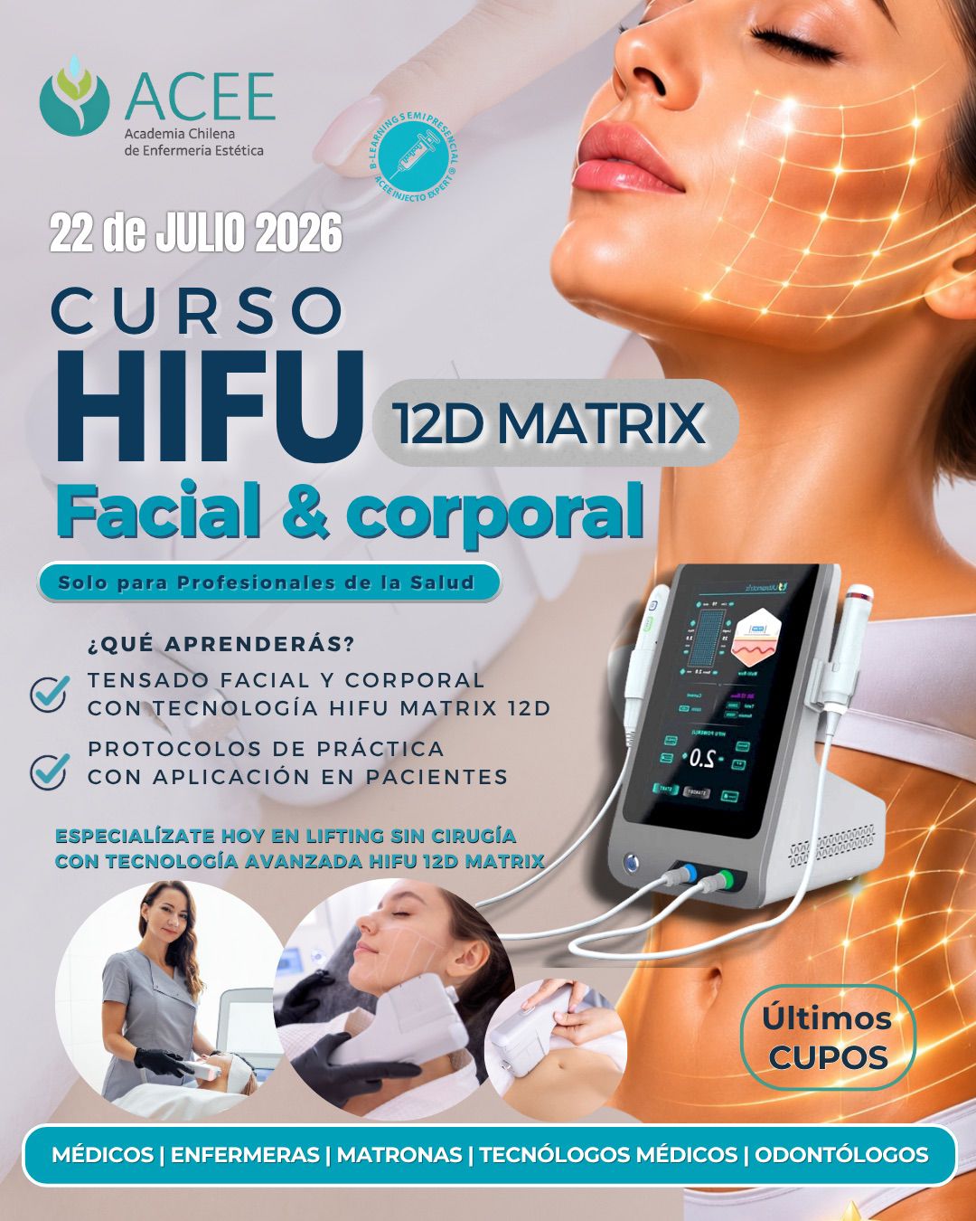 Academia Chilena de Enfermería Estética Facebook ad: Chatea con nosotros