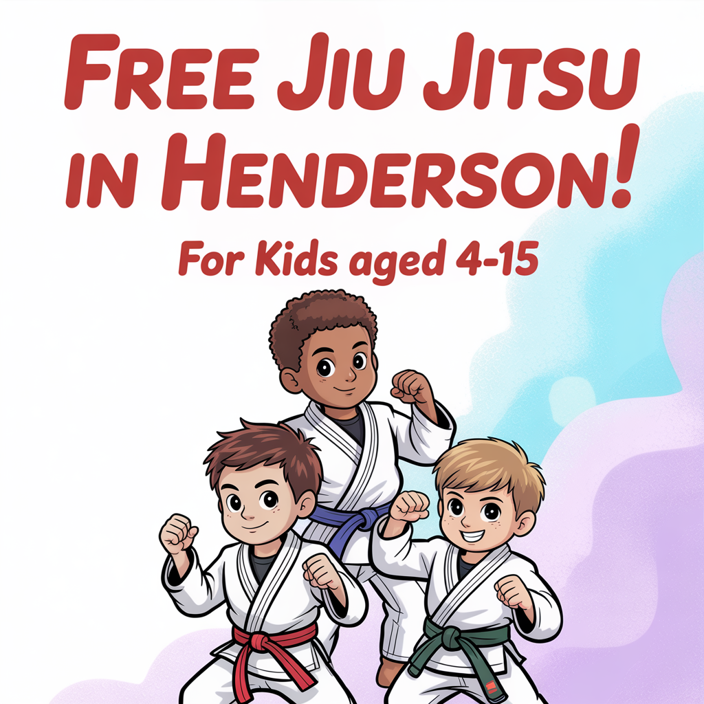 Gracie Humaita Henderson Facebook ad: FREE BJJ Class for KIDS