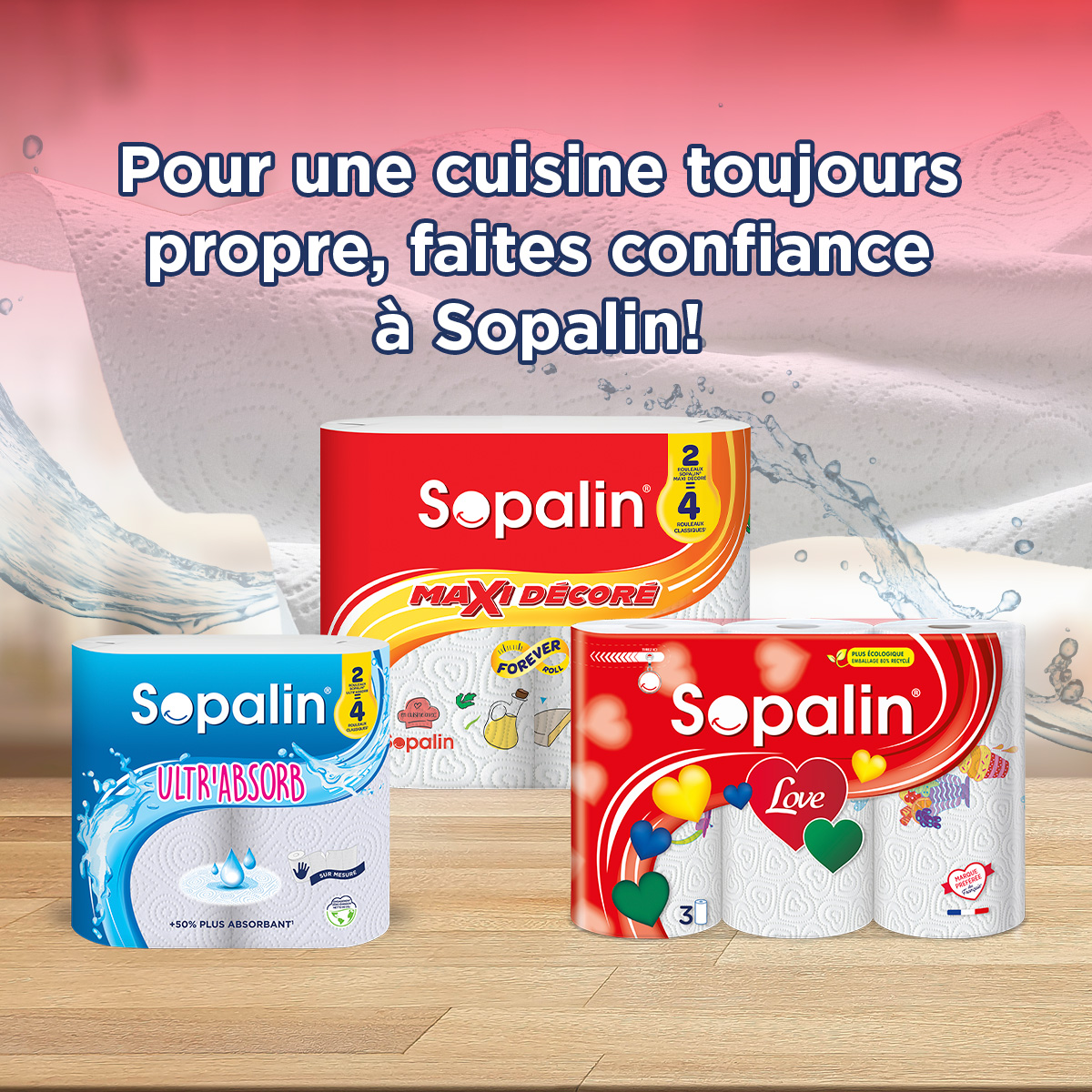 Sopalin Facebook ad: Et si vous n’aviez plus à vous soucier…