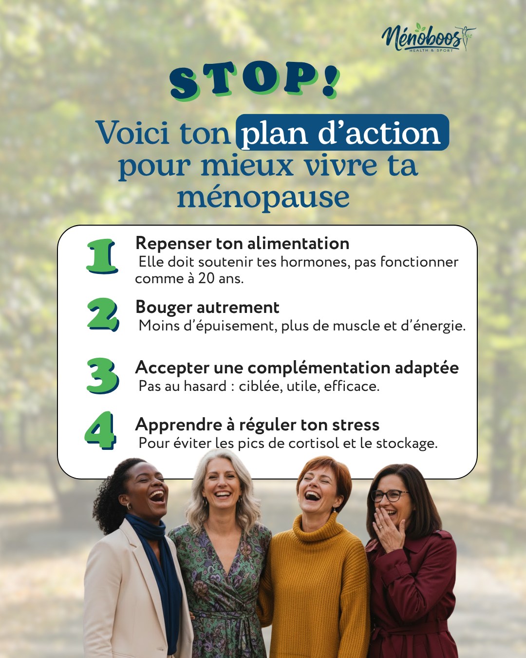 Programme Menoboost +sport Nutrition Gestion Du Stress Facebook ad: Tu es en pré-ménopause ou en ménopause et…