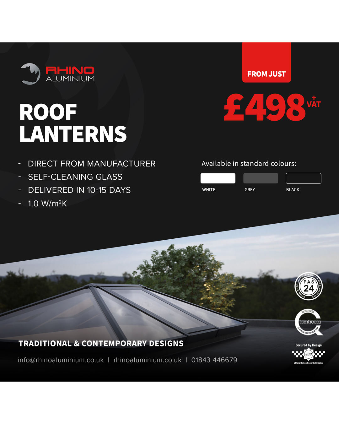 Rhino Aluminium Bifolding Doors Patio Doors and Window Systems Facebook ad