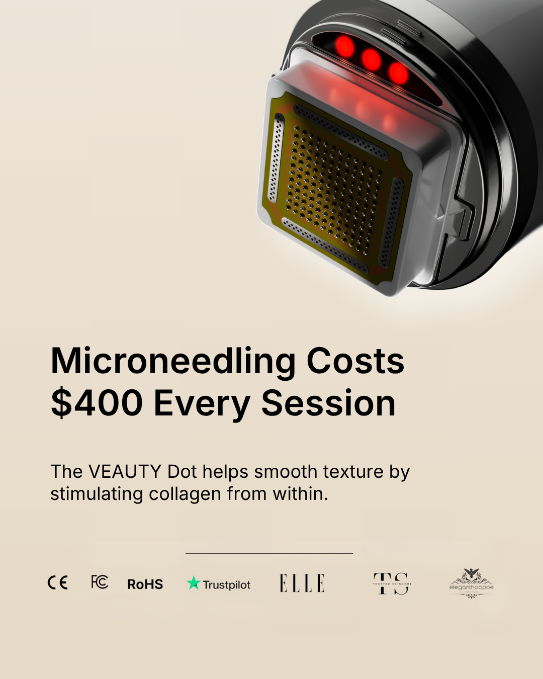 Veauty Facebook ad