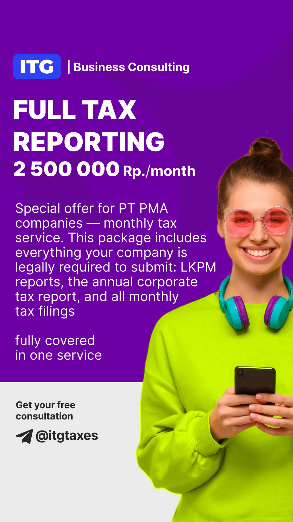 ITG Business Consulting Facebook ad