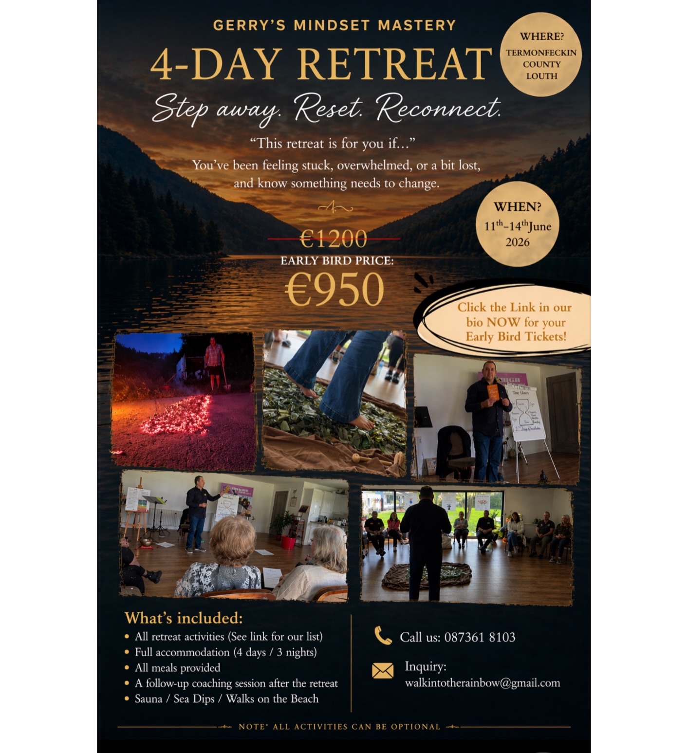 Gerry’s Mindset Mastery Facebook ad