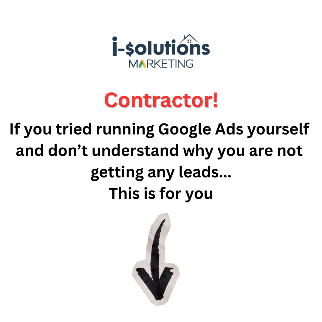I-Solutions - Google Ads For Top Rated Businesses Facebook ad: Contractors, Stop Wasting Money On Google Ads!