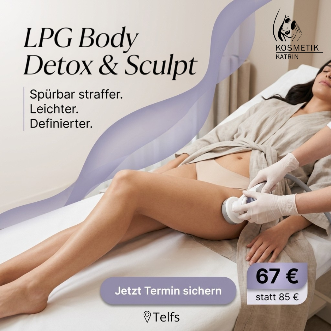 Kosmetik Katrin Facebook ad: EXKLUSIV IN TELFS: LPG BODY DETOX & SCULPT