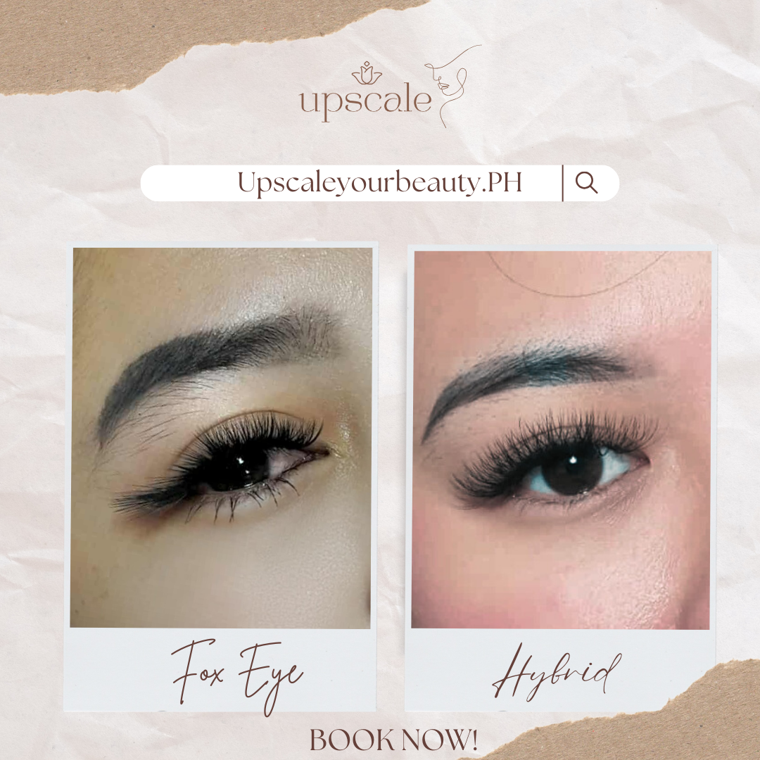 Upscaleyourbeauty.ph Facebook ad: Get Lashes That WOW at Upscale!