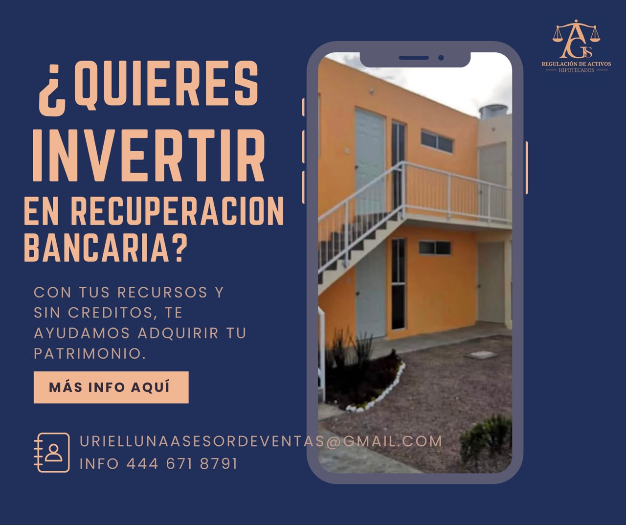 Uriel Luna - Asesor de Ventas Facebook ad: �EXCELENTE OPORTUNIDAD DE INVERSIÓN EN REMATES BANCARIOS�