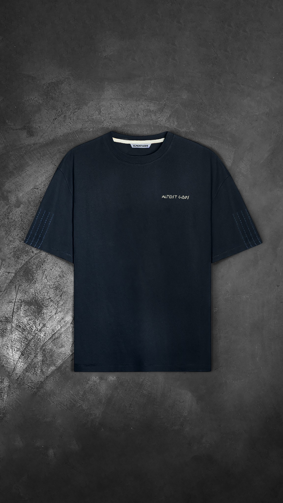 Almost Gods Facebook ad: Kantha Logo Relaxed Tee