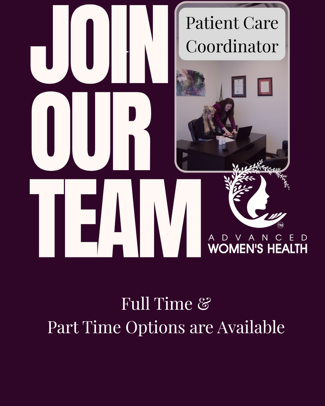 Advanced Women's Health Clinics Facebook ad