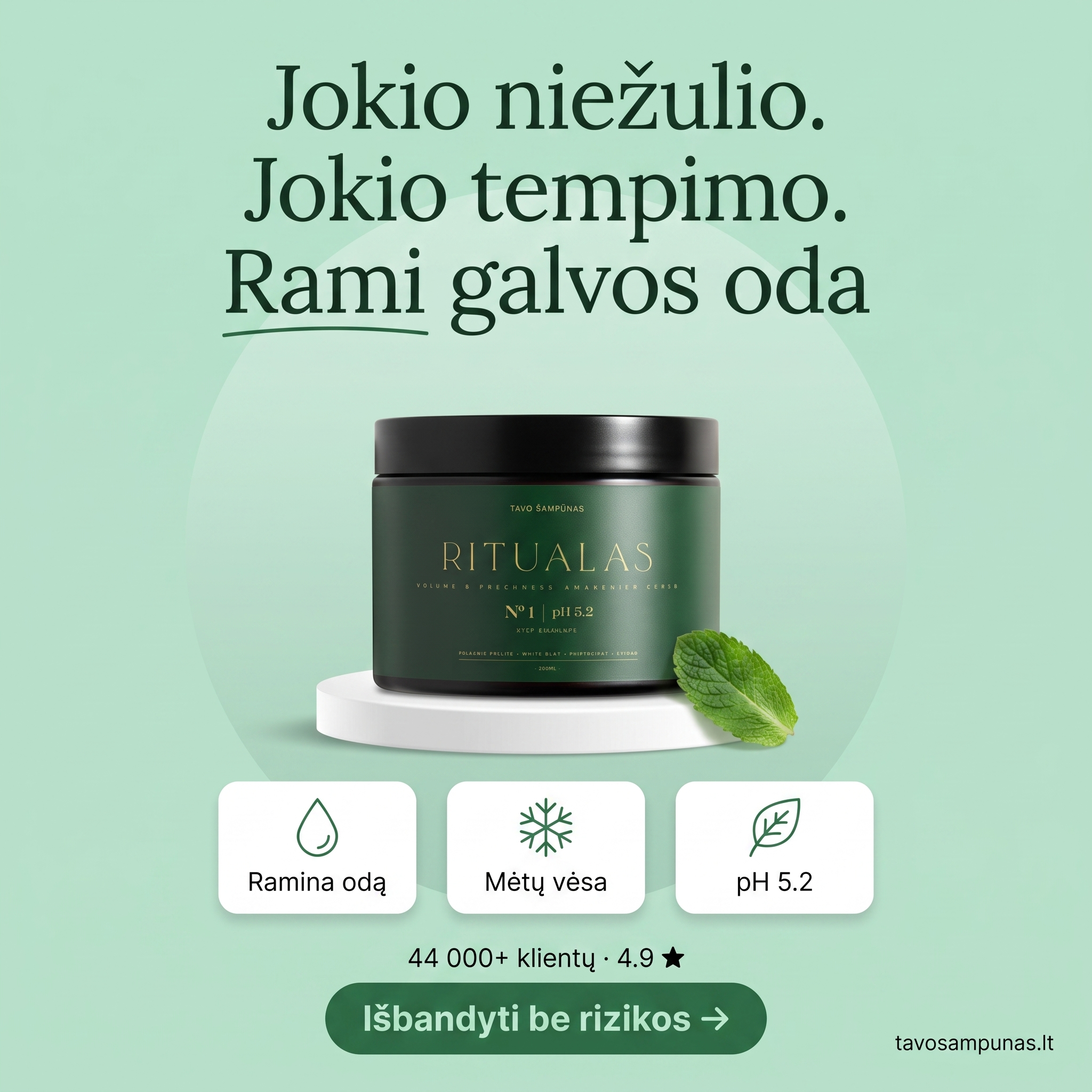 Tavo Šampūnas Facebook ad