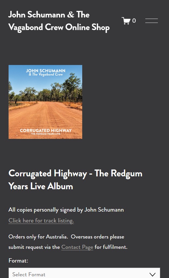 John Schumann & The Vagabond Crew Facebook ad from Dec 22, 2025