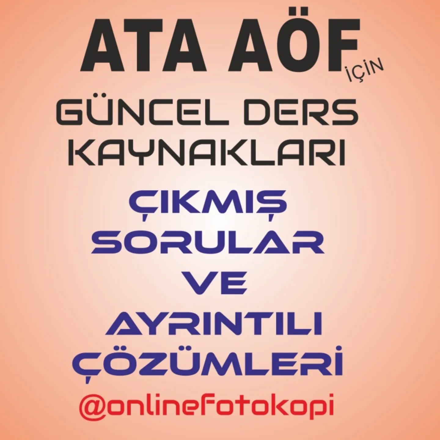 onlinefotokopi Facebook ad: Çıkmış Sorular ve Detaylı Çözümler!