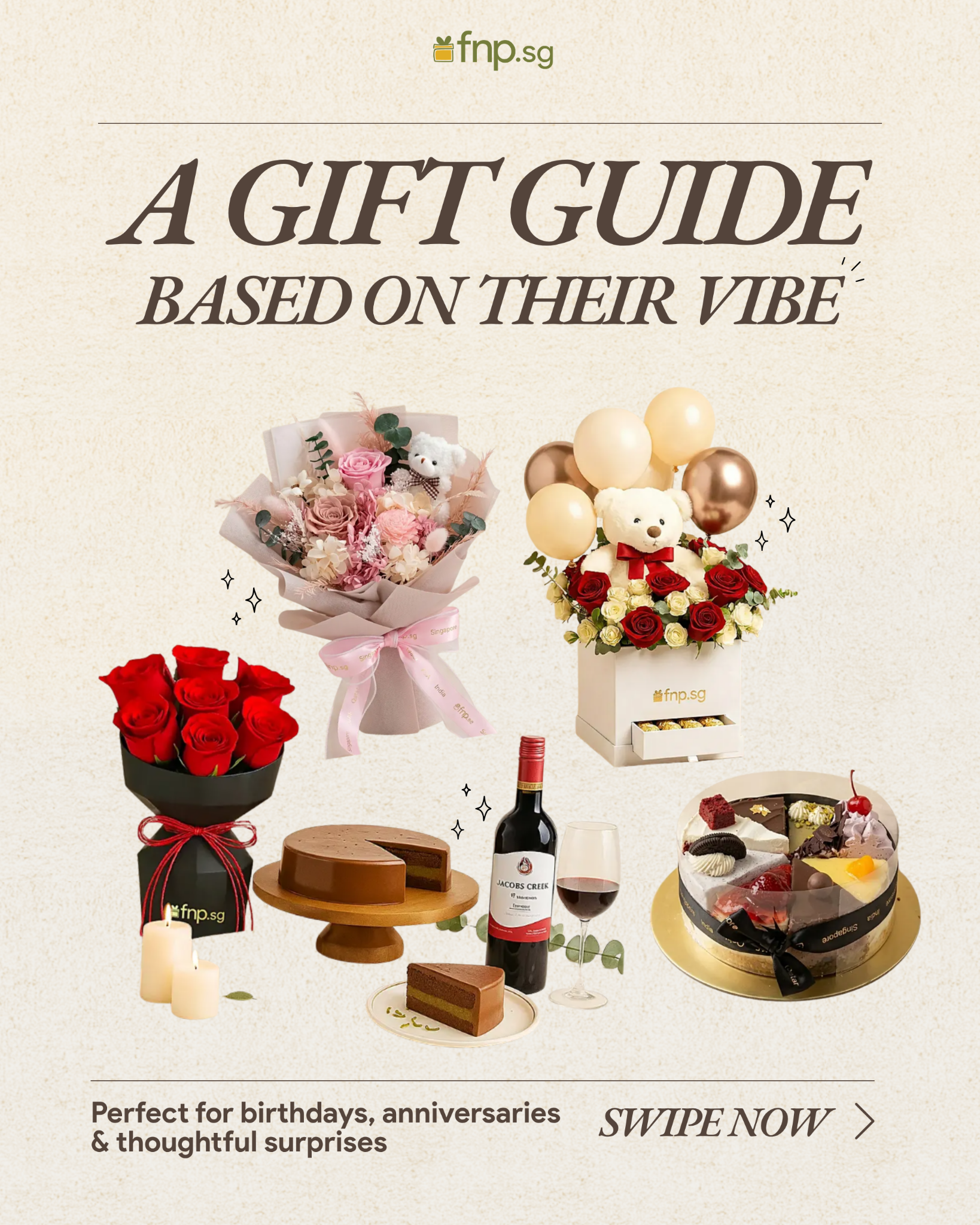 FNP Singapore Facebook ad: Gifting Made Easy