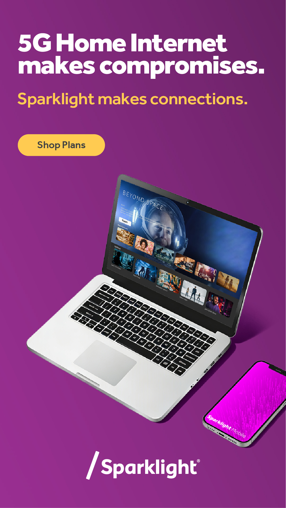 Sparklight Facebook ad