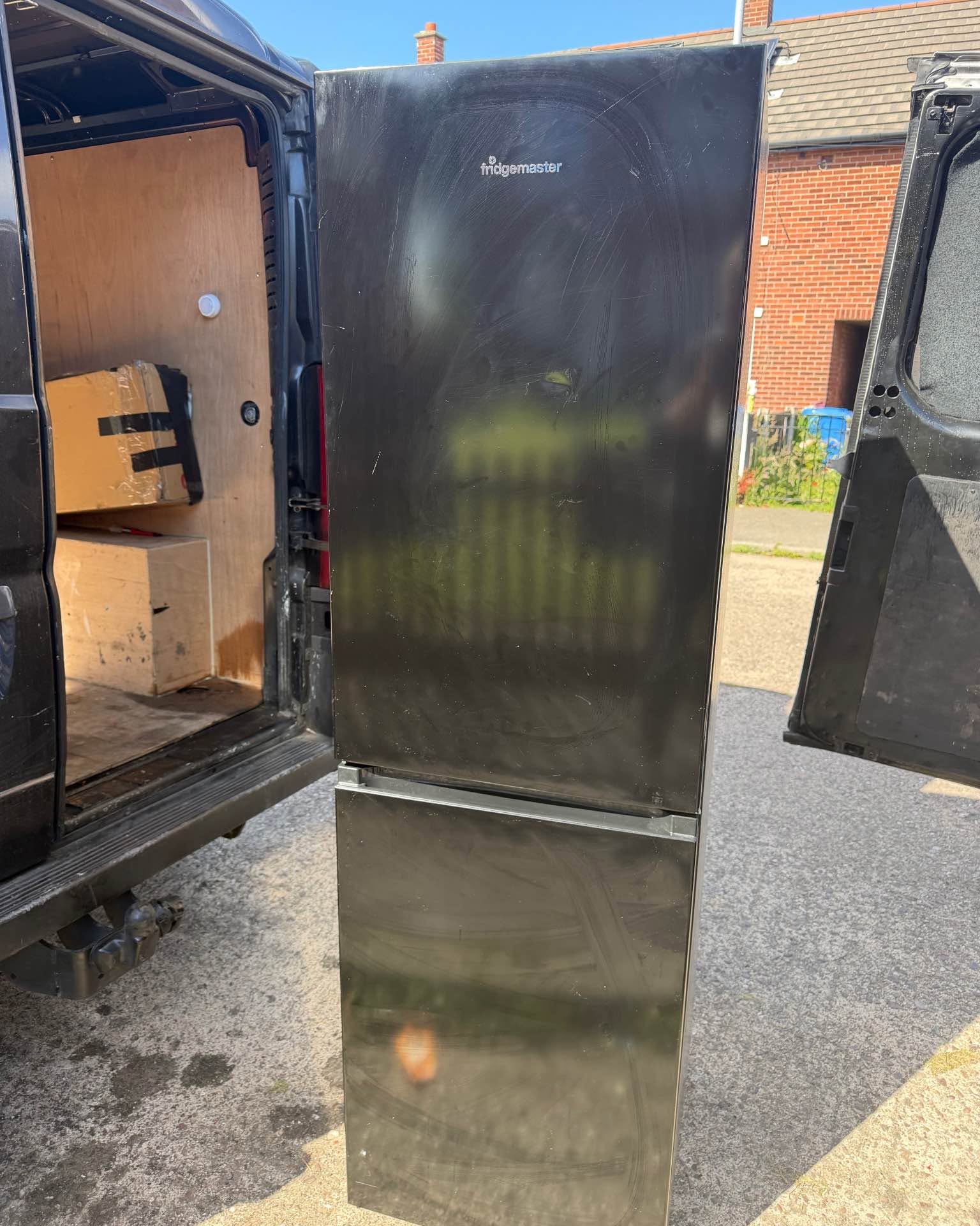 Nicola Jones Facebook ad: FRIDGEMASTER fridge freezer ‘delivery available