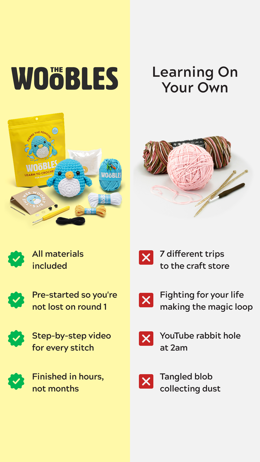 The Woobles Facebook ad