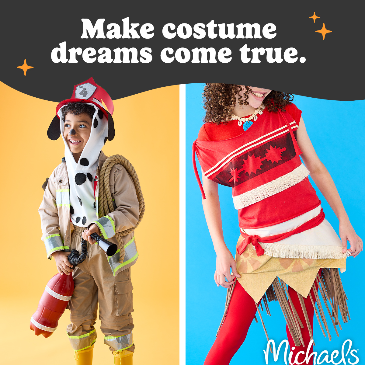 Michaels Stores Facebook ad: Kids Costumes HQ