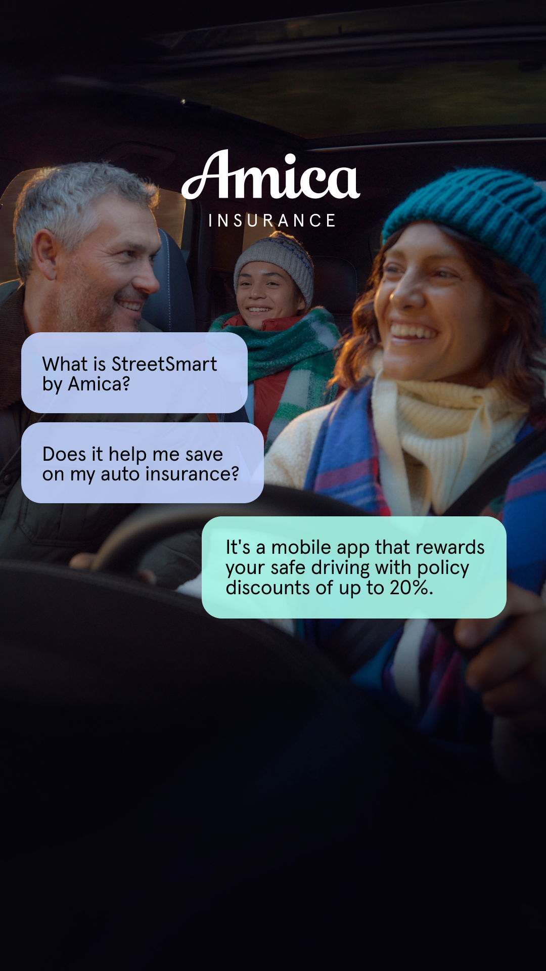 Amica Insurance Facebook ad