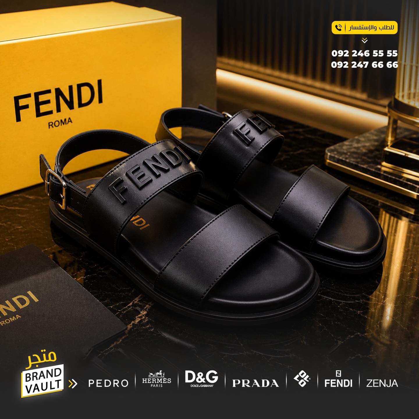 متجر Brand Vault Facebook ad: فخامة حداء ماركة FENDI الايطالية متابعة الصفحة لمشاهدة…