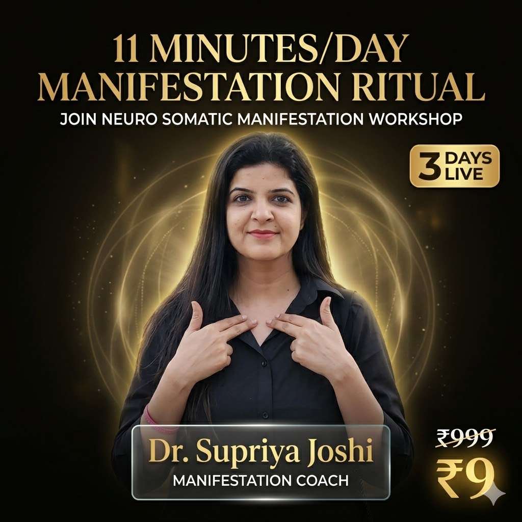 Dr Supriya Joshi Transformation coach Founder Life Design Facebook ad