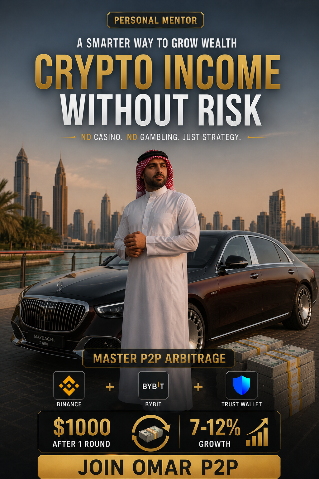 Omar P2P GOLD Facebook ad from Jun 25, 2026