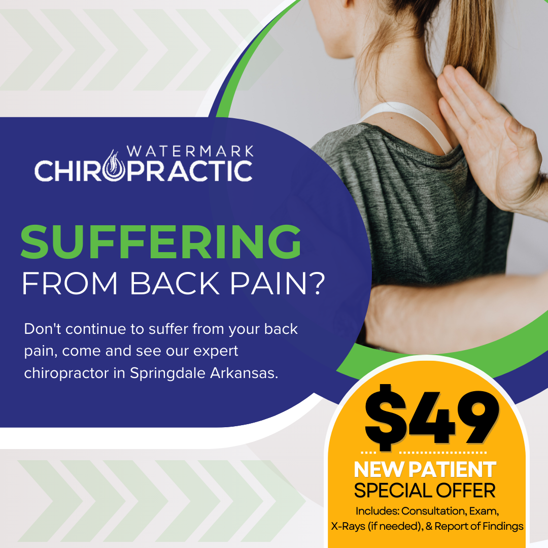 Watermark Chiropractic - Springdale Facebook ad: $49 New Patient Special