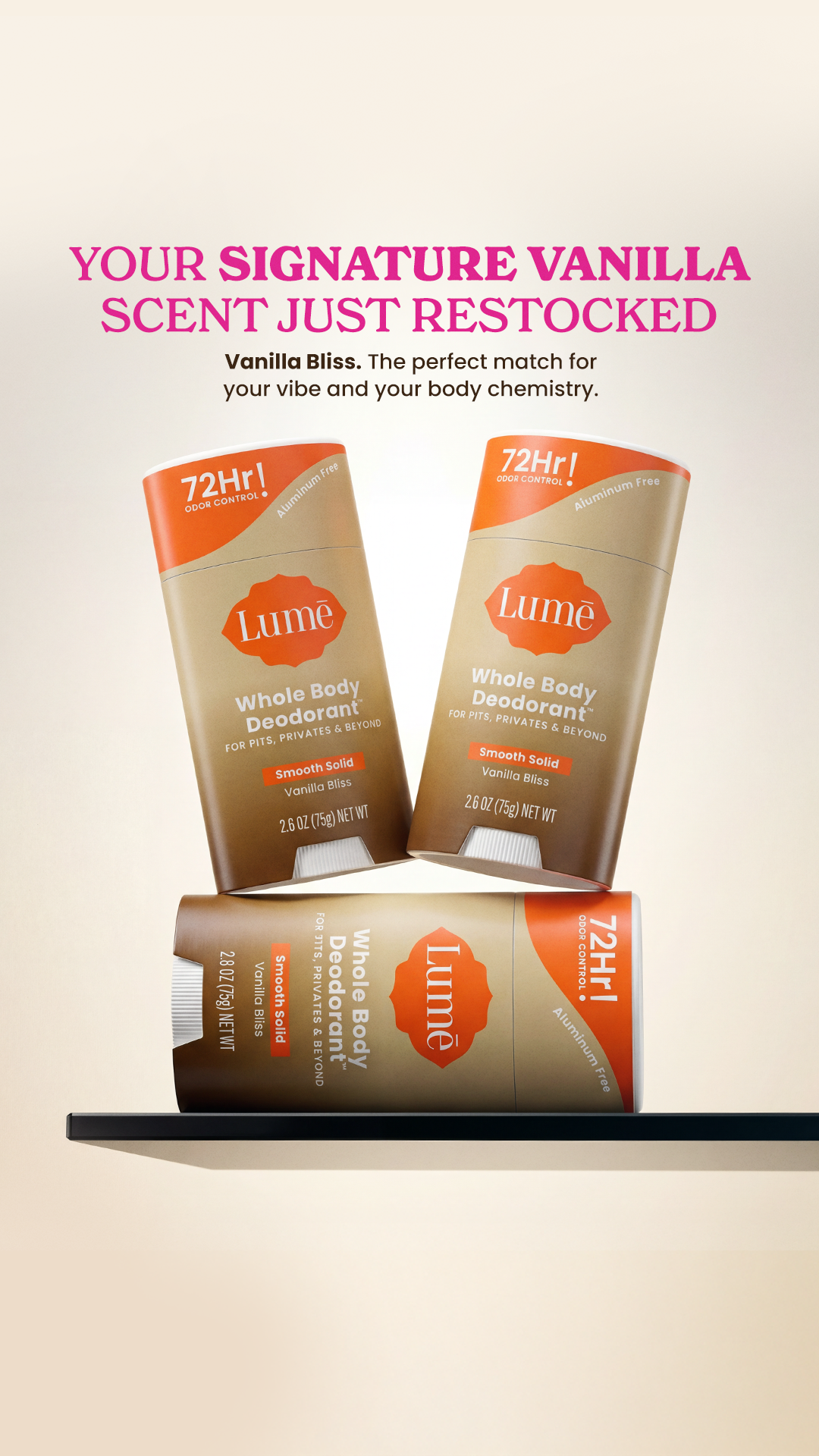 Lume Deodorant Facebook ad