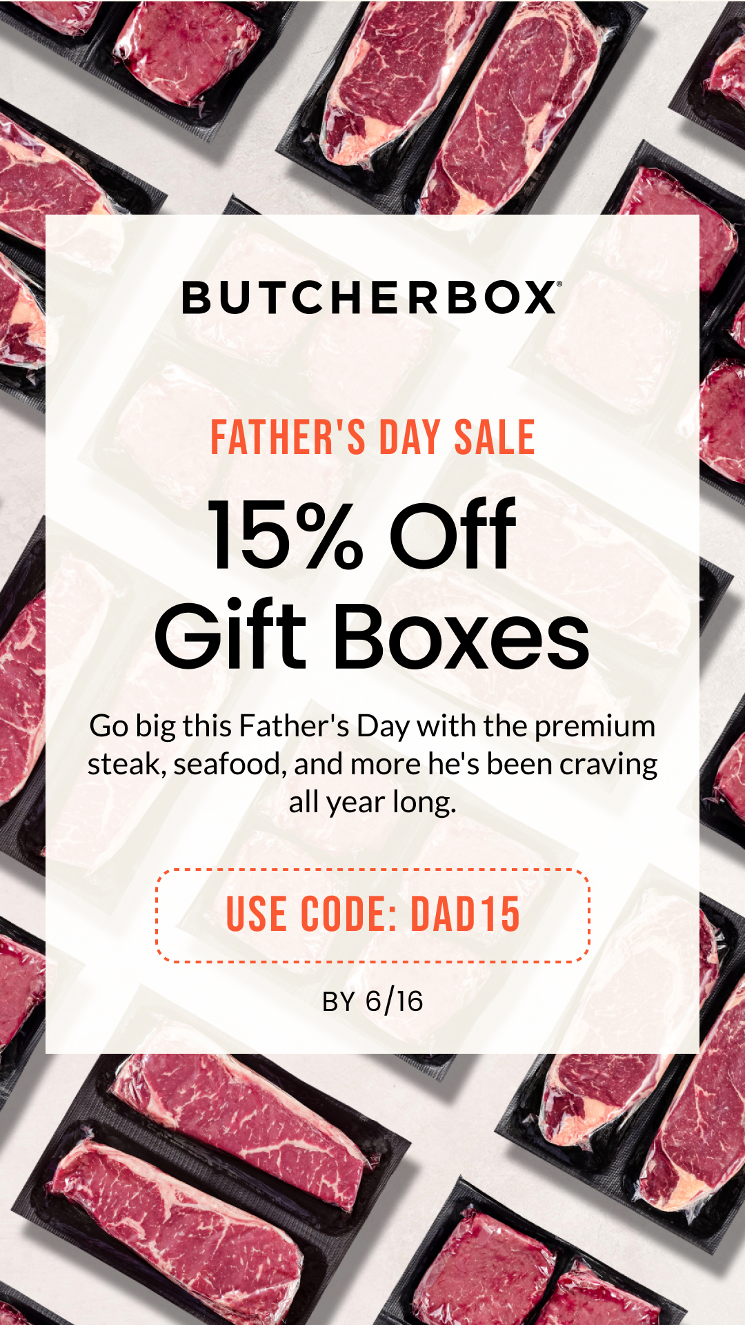 ButcherBox Facebook ad