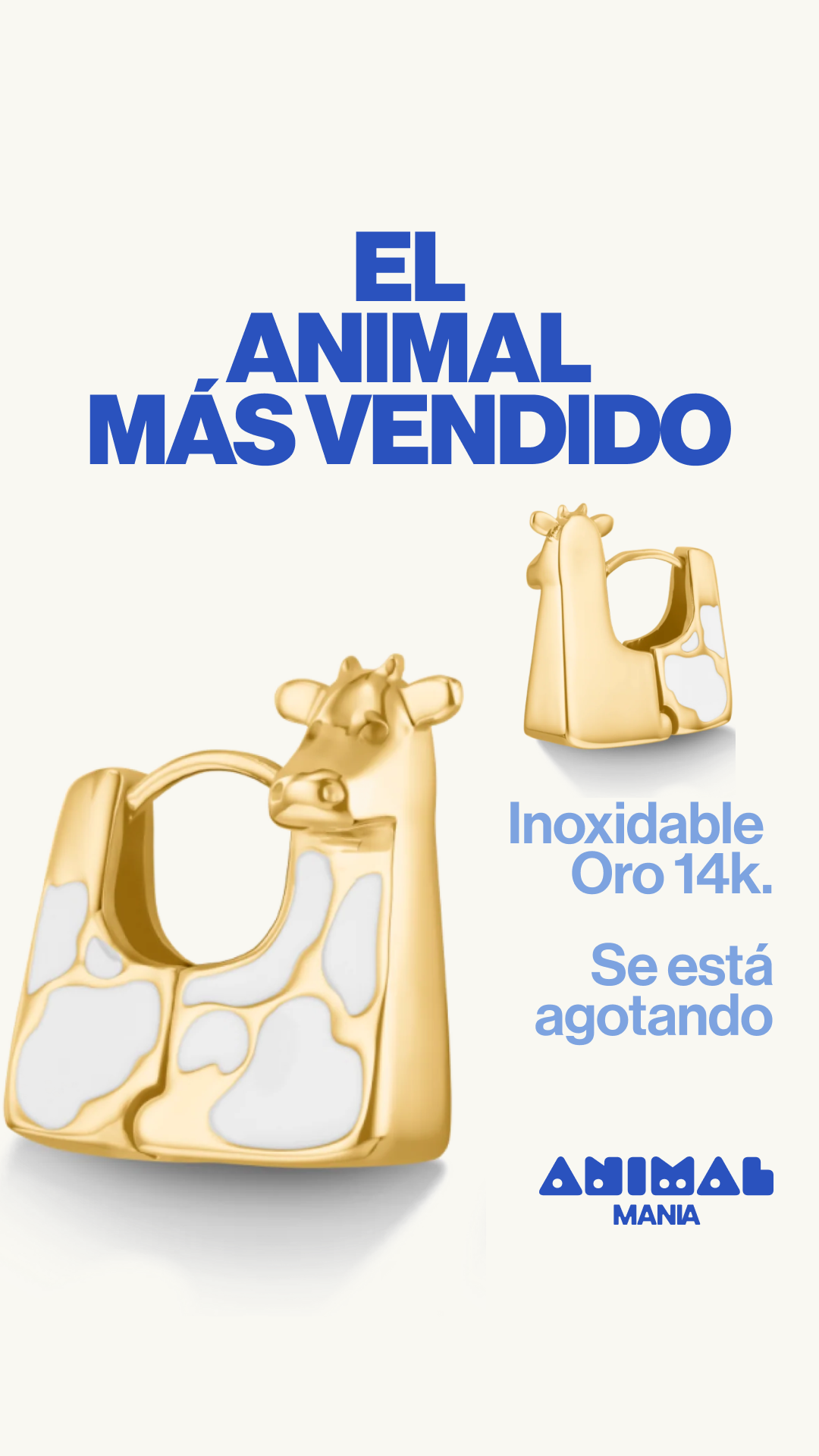 Hey Harper Facebook ad: Los aretes que nunca te vas a quitar.