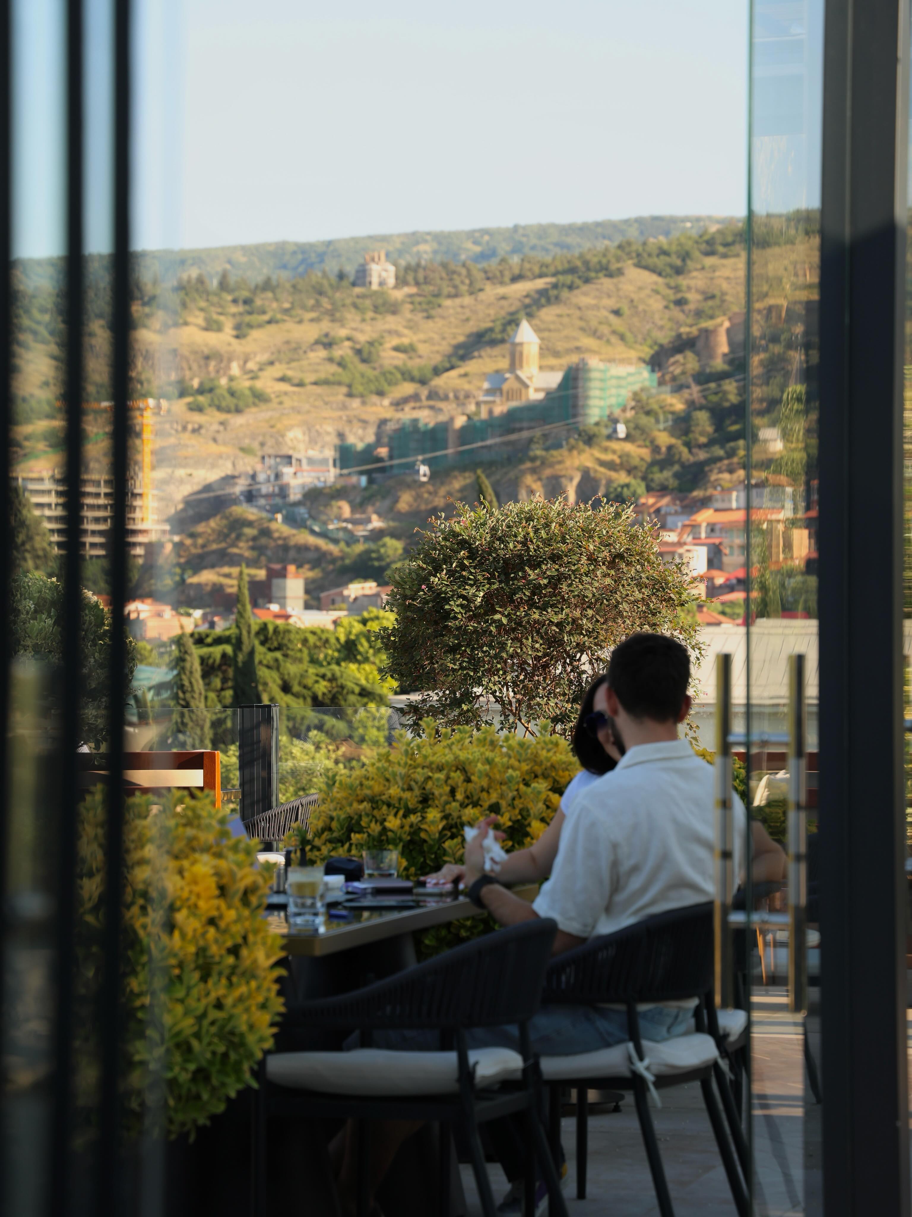 Mozaiko • მოზაიკო Facebook ad: Summer evening and delicious signature cocktails - Terrace…