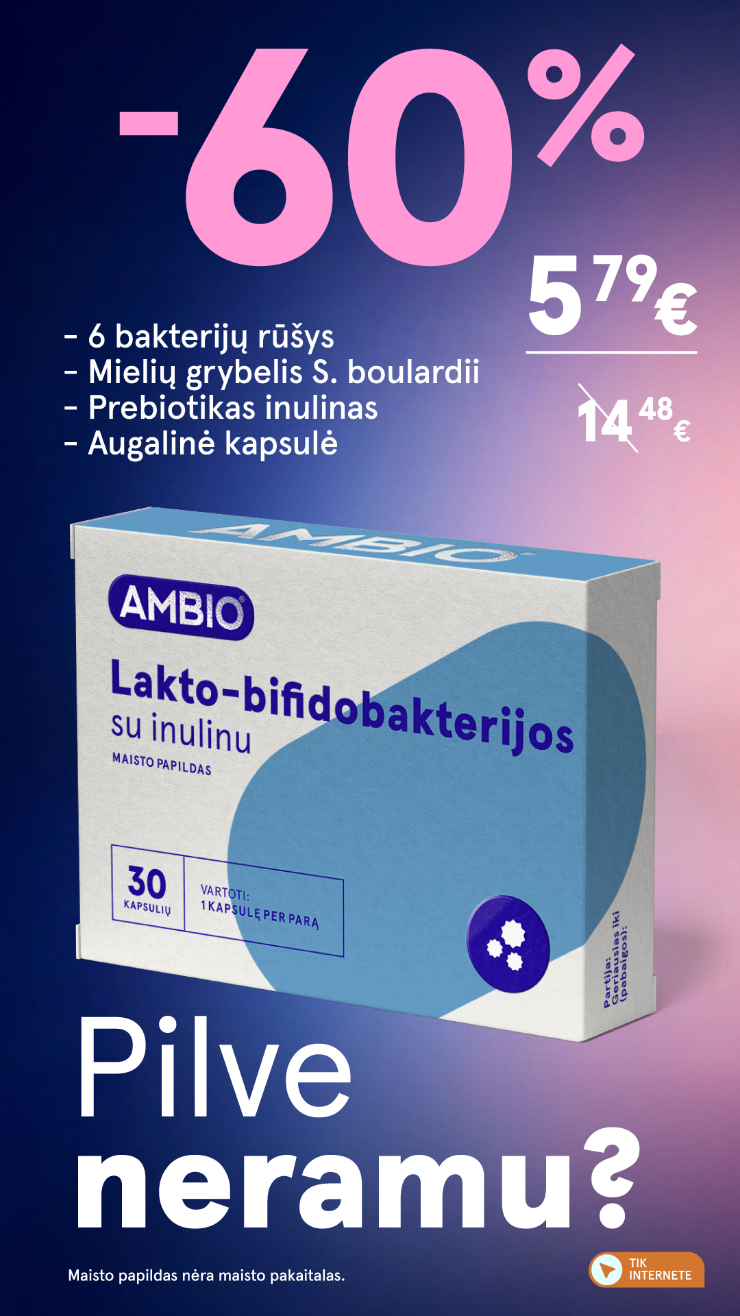 Gintarinė Vaistinė Facebook ad: Augalinė sudėtis