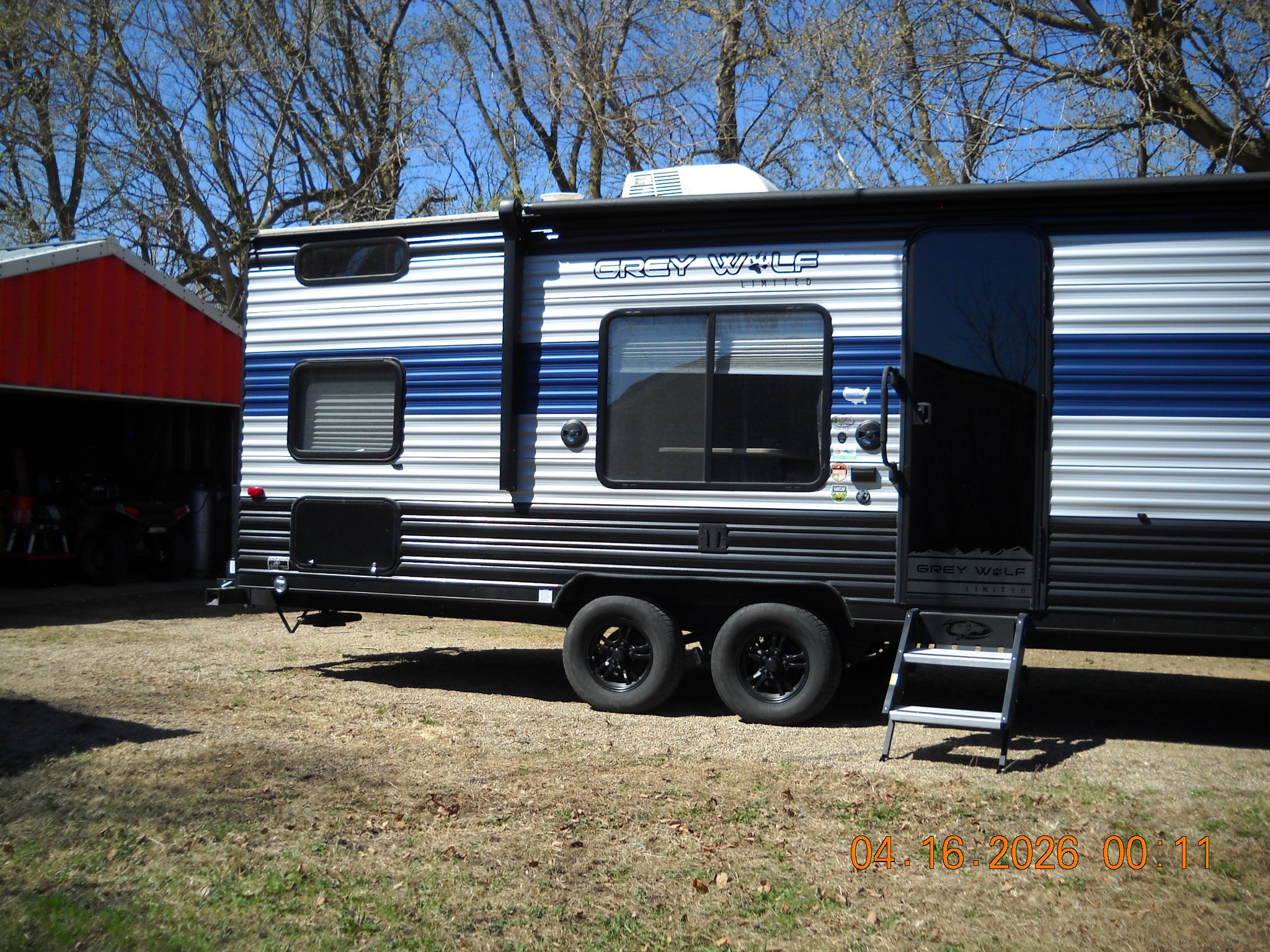 Steven Southwick Facebook ad: 2021 forest river grey wolf limited